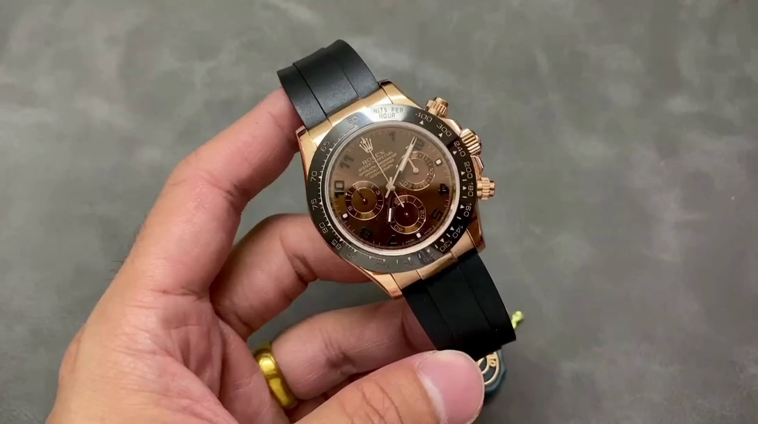 Rolex Cosmograph Daytona 116515LN Chocolate Arabic Dial 40mm Mens Replica Watch - QualitySwissReplica
