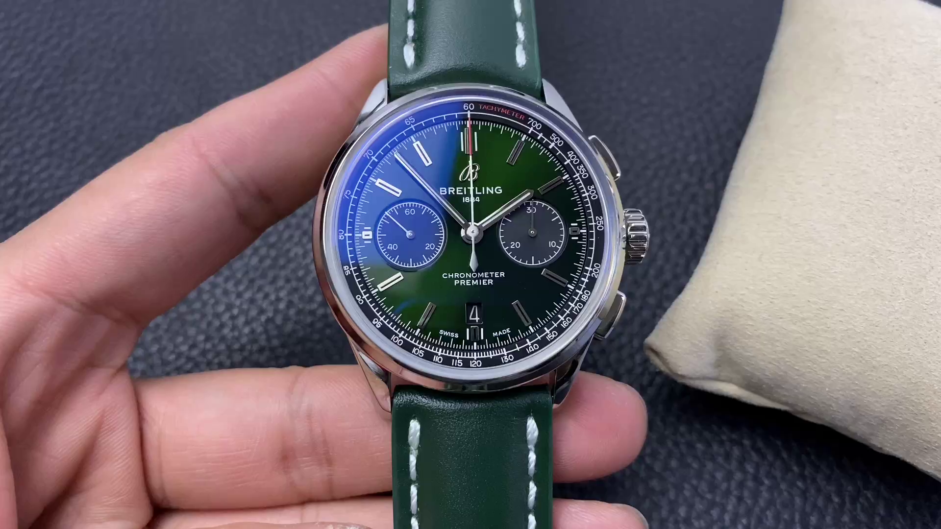Breitling Premier B01 Chronograph AB0118221L1P2 Men's Sport Replica Watch - QualitySwissReplica