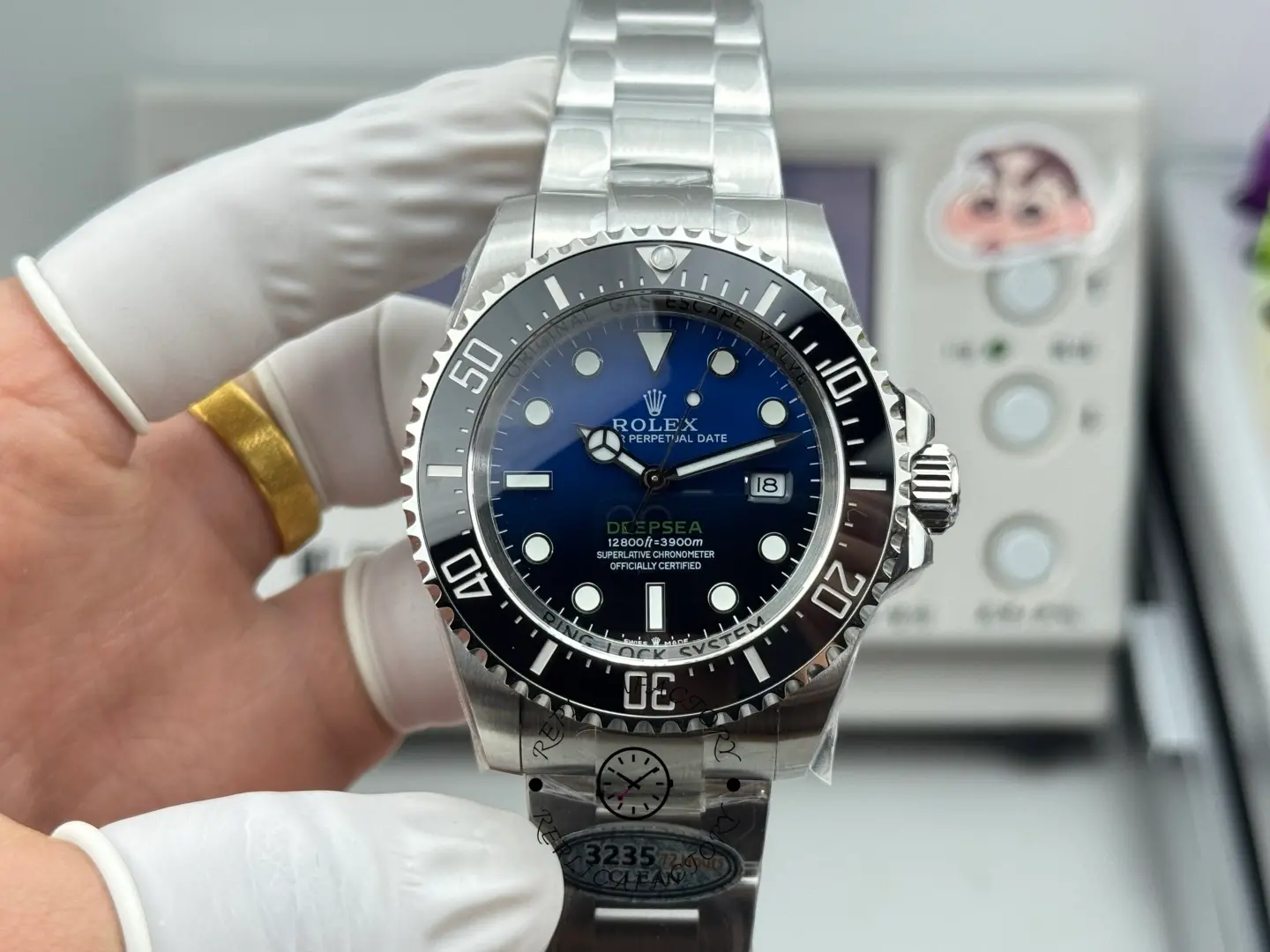 Rolex Sea-Dweller Deepsea 116660 Stainless Steel D-Blue Dial 44MM Mens Replica Watch - QualitySwissReplica