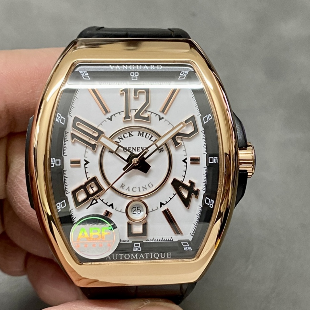 Franck Muller Vanguard Racing Automatic 45SCRCINGWHTGLD - QualitySwissReplica