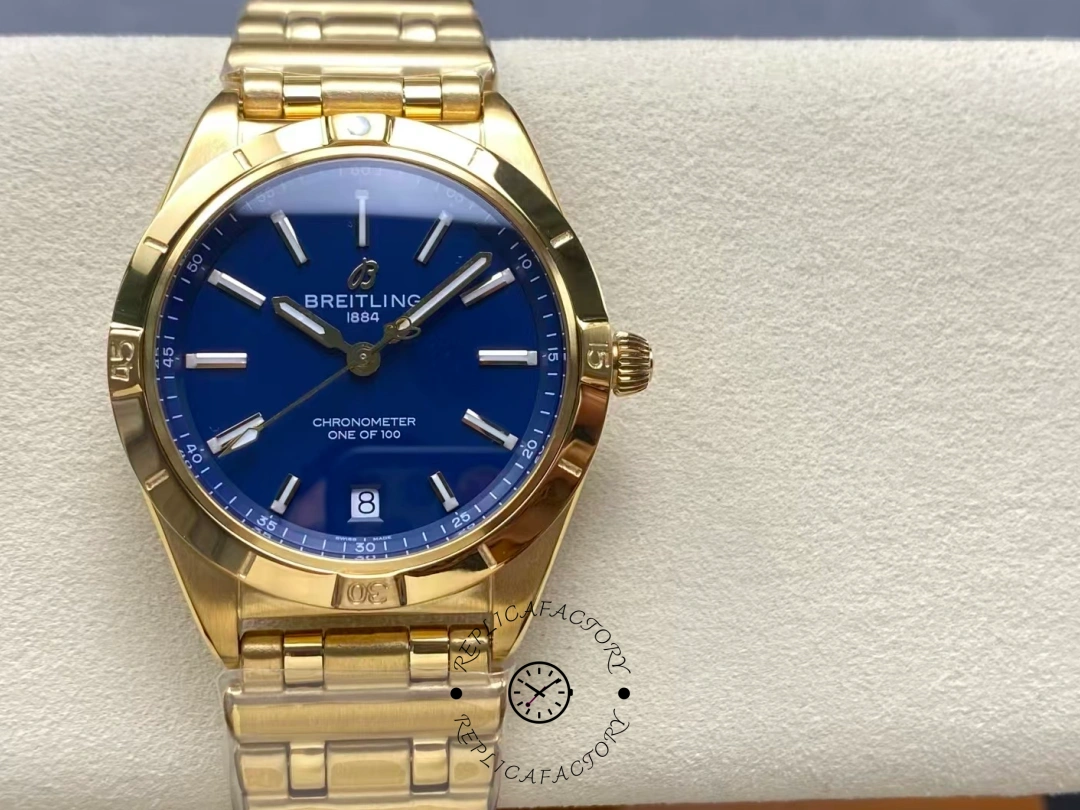 Breitling Chronomat Automatic 36mm K103801A1C1K1 Yellow Gold Replica - QualitySwissReplica