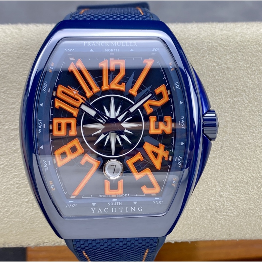 Franck Muller Framulan V45 Ceramic Yacht Model Orange 45mm - QualitySwissReplica