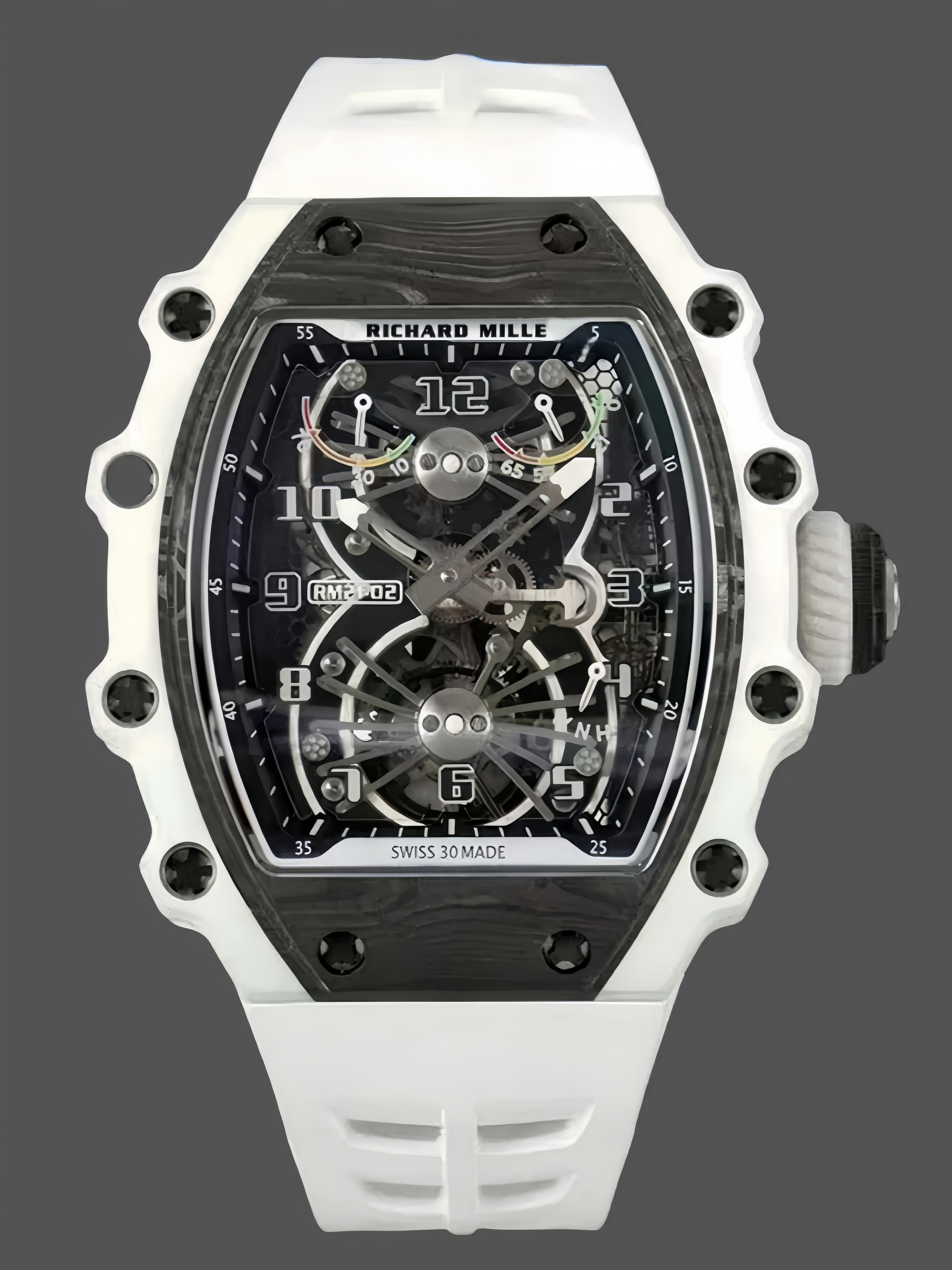 Richard Mille RM 21-02 Tourbillon Aerodyne Quarts TPT Carbon White - QualitySwissReplica