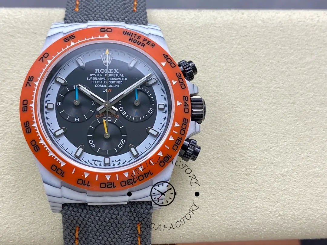 Rolex Daytona Cosmograph DiW Ocellaris Quartz Fibre 40mm Mens Watch - QualitySwissReplica