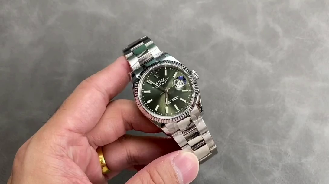 Rolex Datejust 36 White Gold Fluted Bezel 126234 0052 Unisex Watch - QualitySwissReplica
