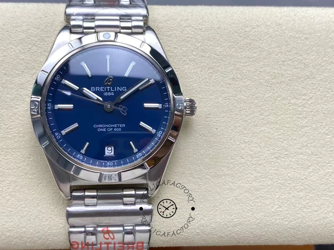 Breitling Chronomat Automatic 36 Blue Dial A103801A1C1A1 Replica - QualitySwissReplica