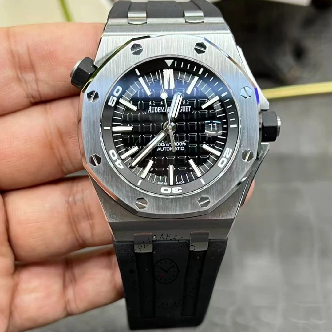 AP Royal Oak Offshore Replica Diver 42 15710ST.OO.A002CA.01 Black Rubber - QualitySwissReplica