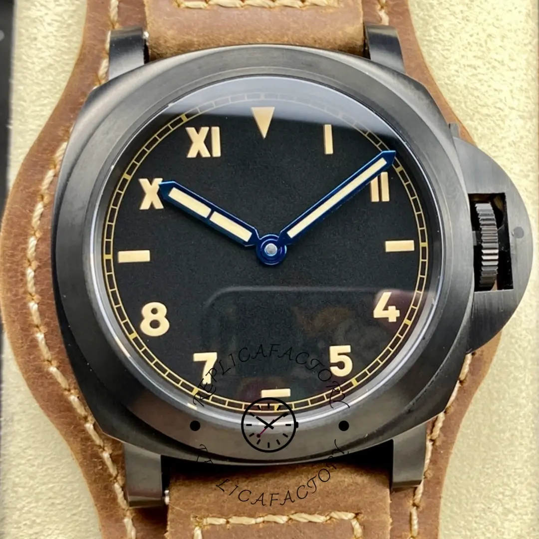 Panerai PAM00779 Luminor 1:1 Clone California 8 Days 44 DLC Titanium - QualitySwissReplica