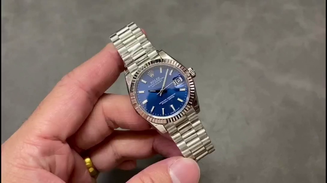 Rolex Datejust 31 Fluted Bezel Blue Dial m278274 Women's Watch - QualitySwissReplica