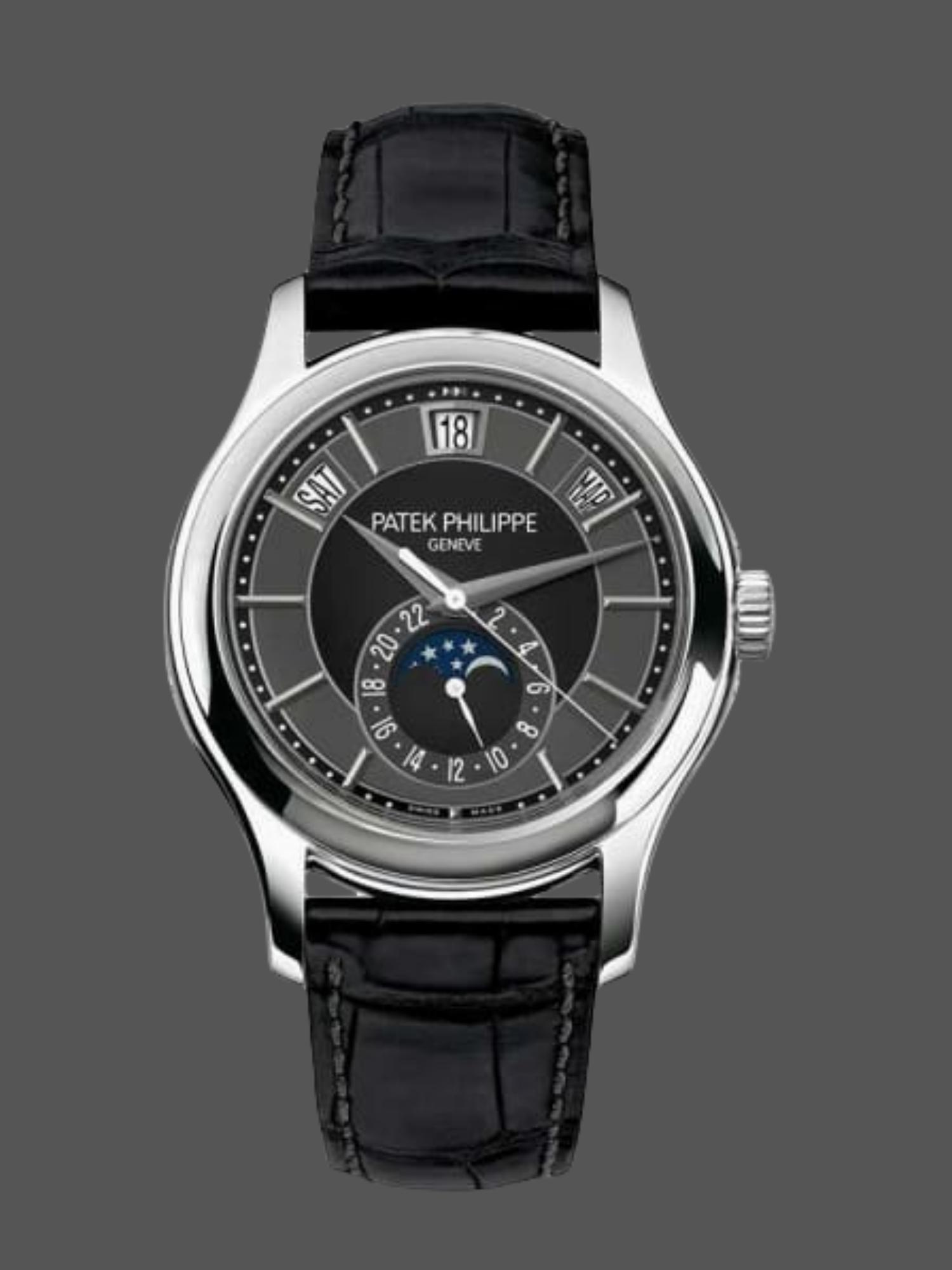 Replica Patek Philippe Complications Annual Calendar White Gold 5205G 010 40mm Mens Watch - QualitySwissReplica