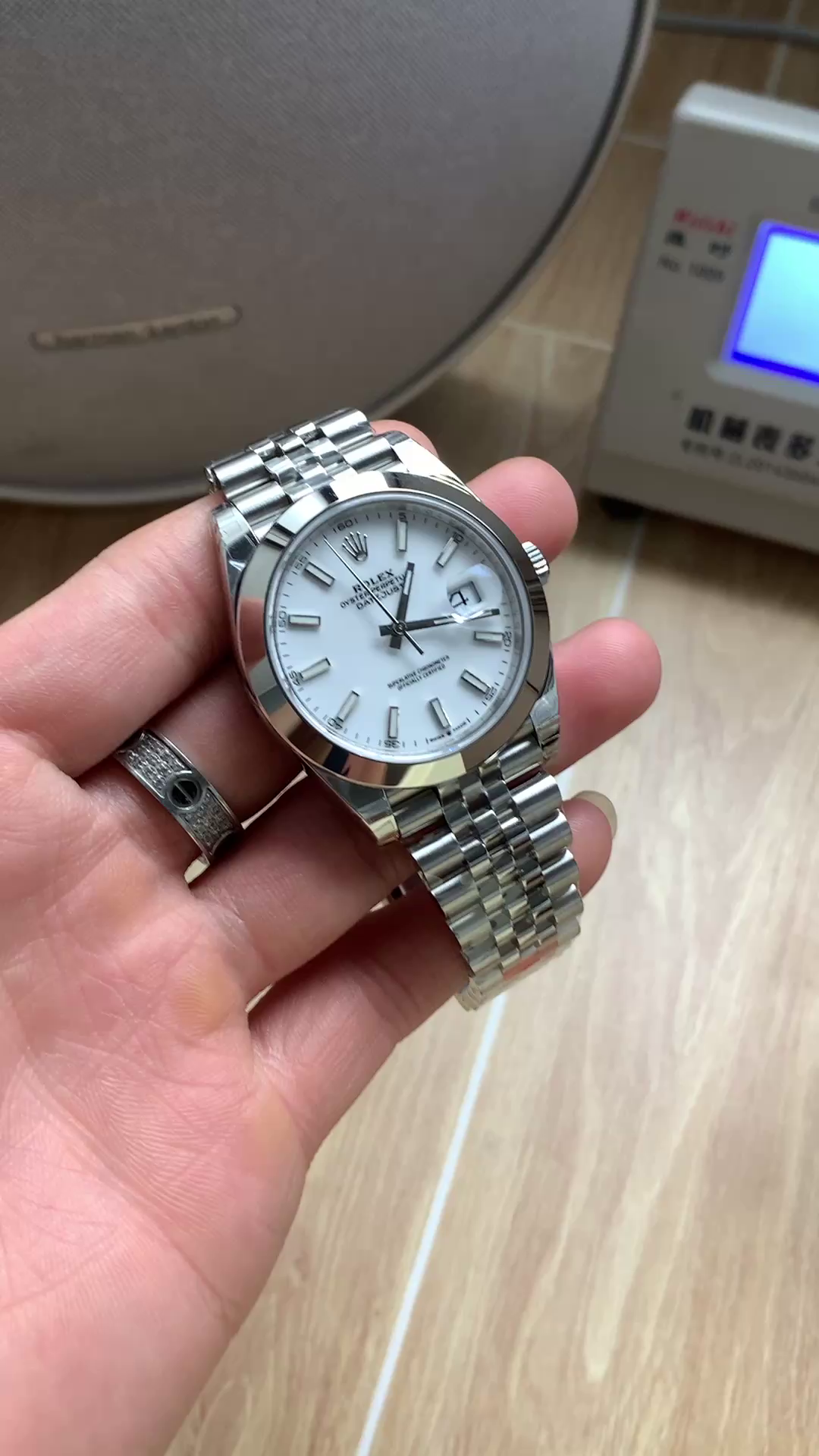 Rolex Datejust 41mm Stainless Steel 126300 0006 White Index Jubilee - QualitySwissReplica