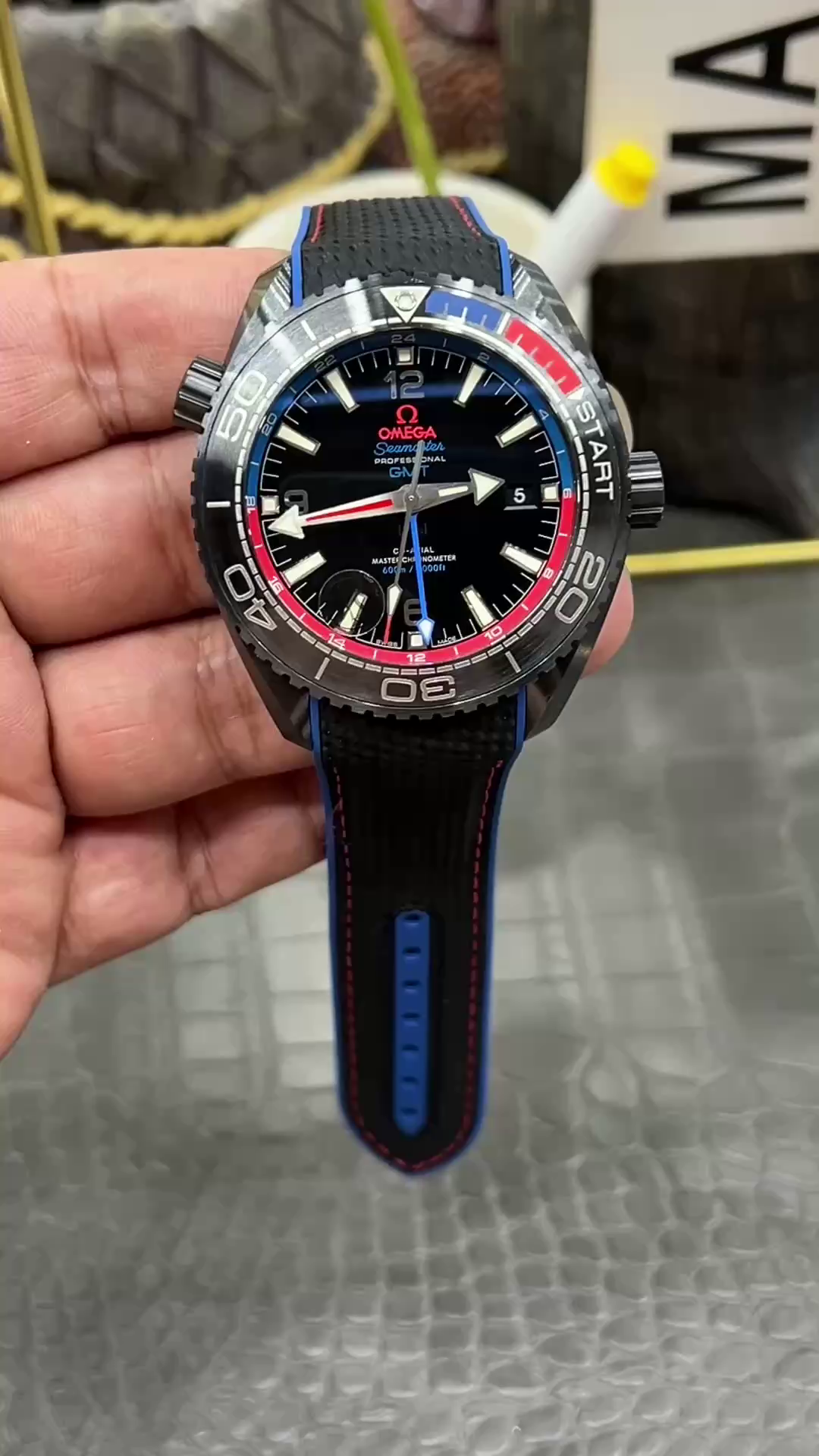 Omega Seamaster Planet Co-Axial 45.5mm 215.92.46.22.01.004 Clone - QualitySwissReplica