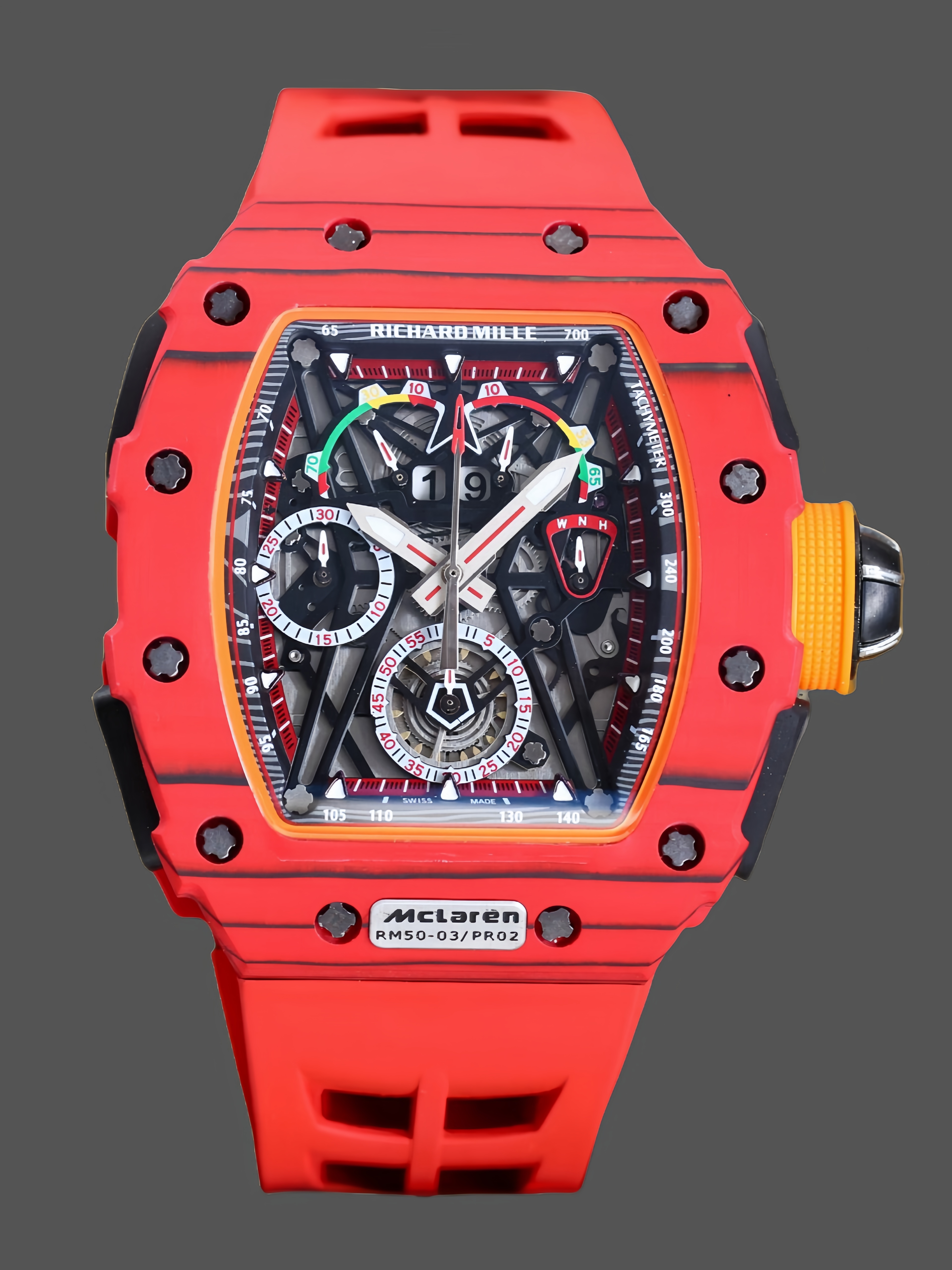Richard Mille RM 50-04 Tourbillon Split-Seconds Chronograph Kimi Raikkonen Red - QualitySwissReplica