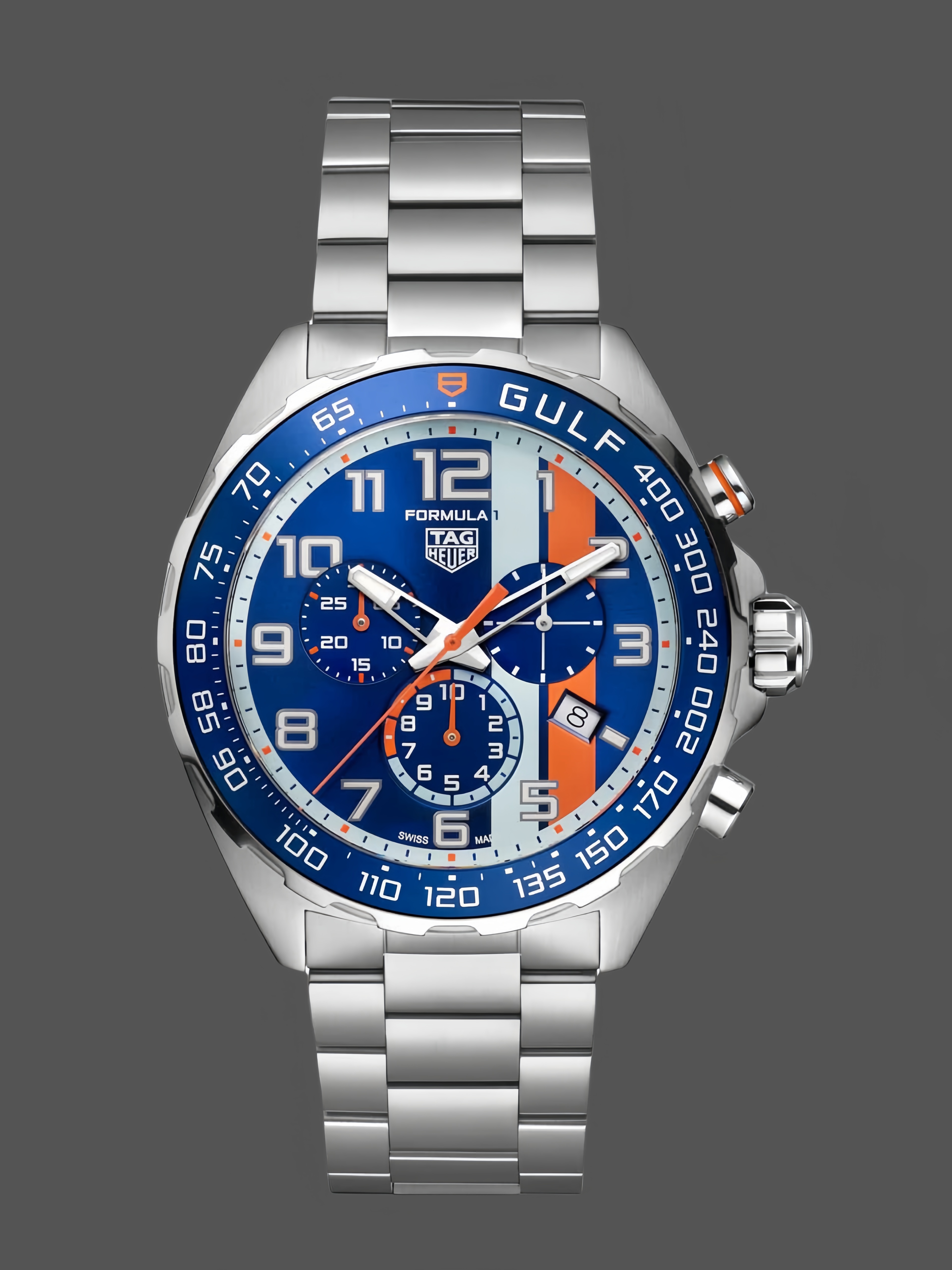 Tag Heuer Formula 1 x Gulf Chronograph CAZ101AT.BA0842 Quartz 43mm - QualitySwissReplica