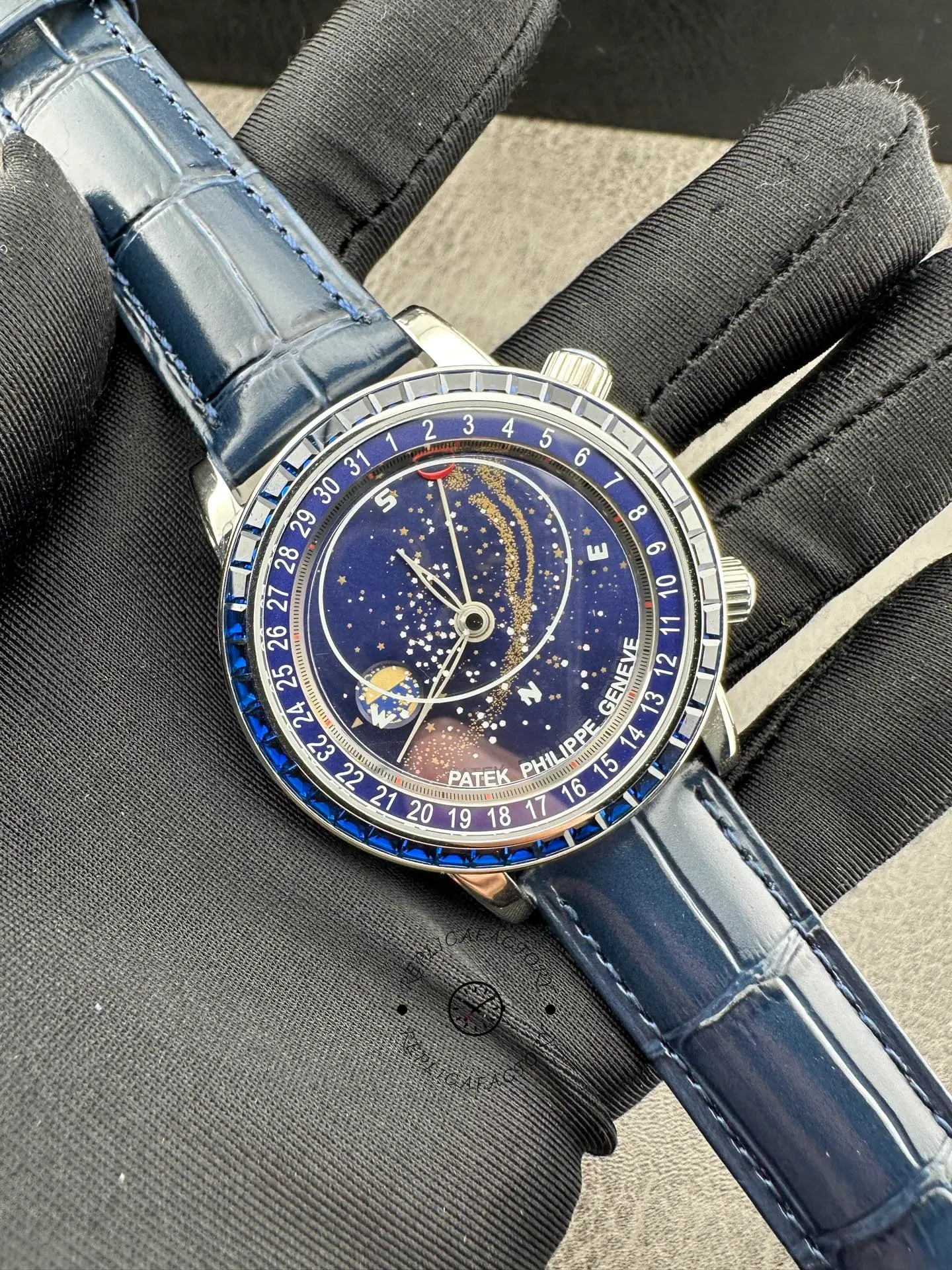Patek Philippe Grand Complications 6104/11P-010 1:1 Clone 44mm Celestial Watch - QualitySwissReplica