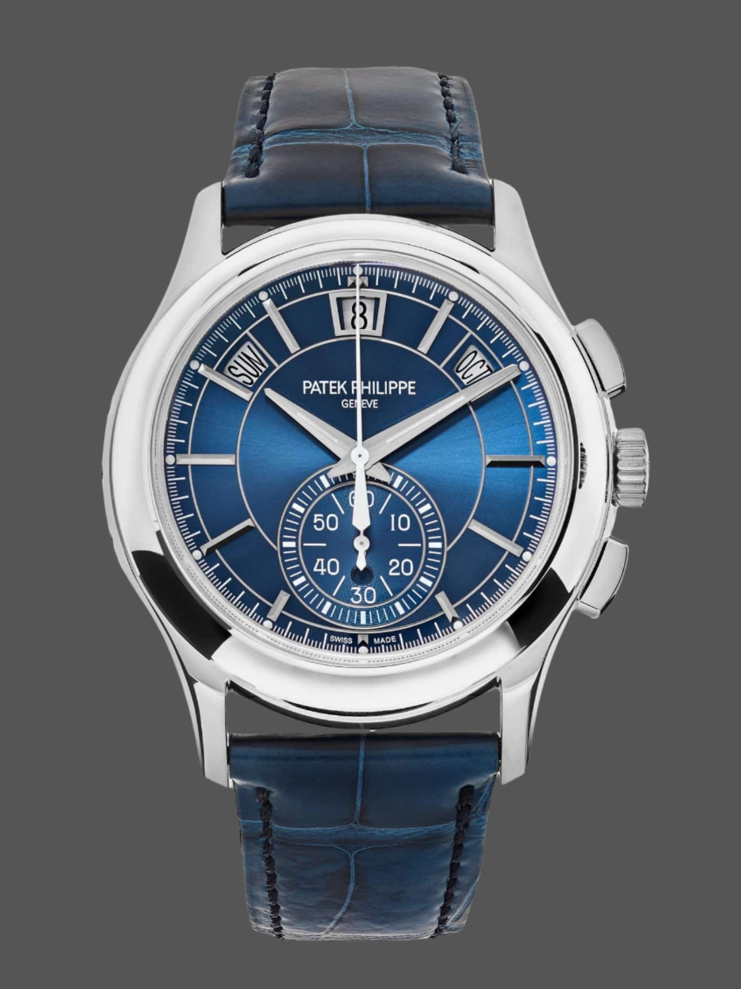 Patek Philippe Complications Blue Dial Annual Calendar 5905P-001 42mm - QualitySwissReplica
