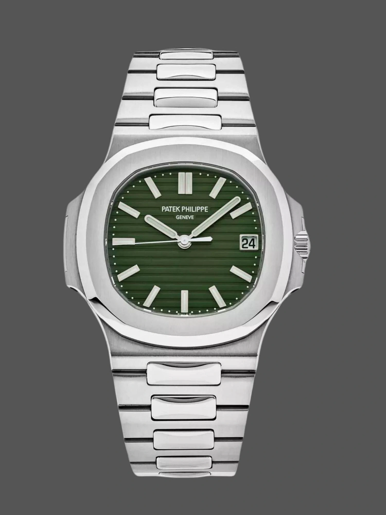 Replica Patek Philippe Nautilus 5711 1A Green Dial 40mm Mens Watch - QualitySwissReplica