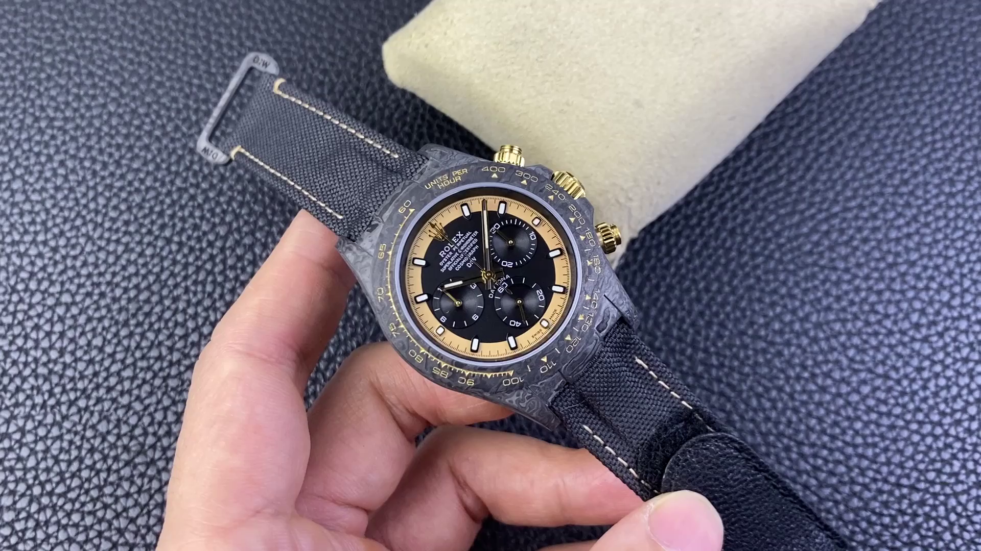 Rolex Cosmograph Daytona DiW Essence Carbon Fiber Luminous Limited Edition - QualitySwissReplica