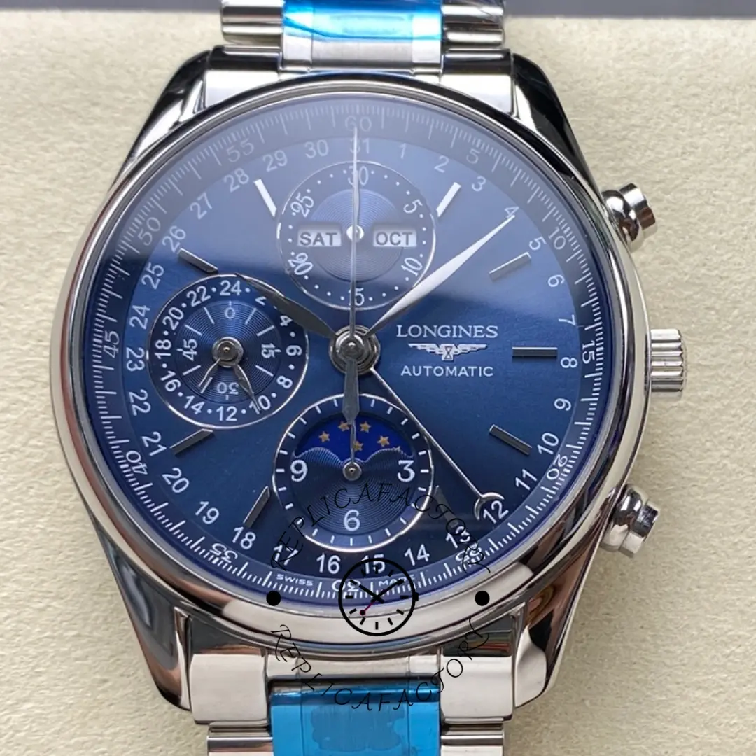 Longines L2.673.4.92.6 Master Collection 40 Stainless Steel 1:1 Clone Blue Dial - QualitySwissReplica