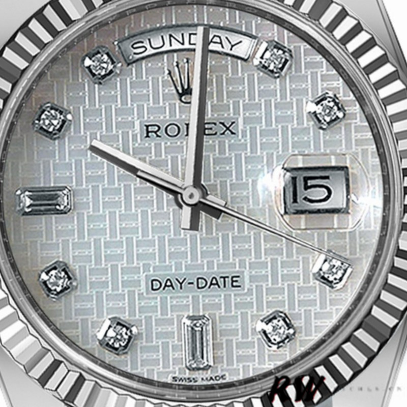 Rolex Day-Date 118239 Mother of Pearl White Dial 36mm Unisex Replica Watch - QualitySwissReplica