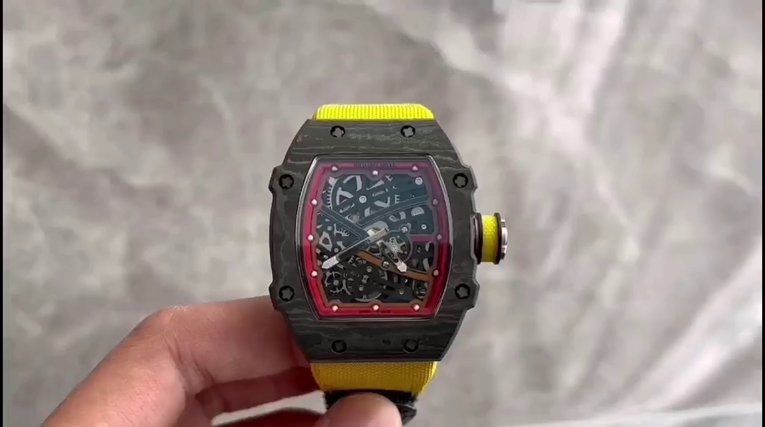 Richard Mille RM 67-02 Automatic Sebastian Ogier Black Yellow - QualitySwissReplica