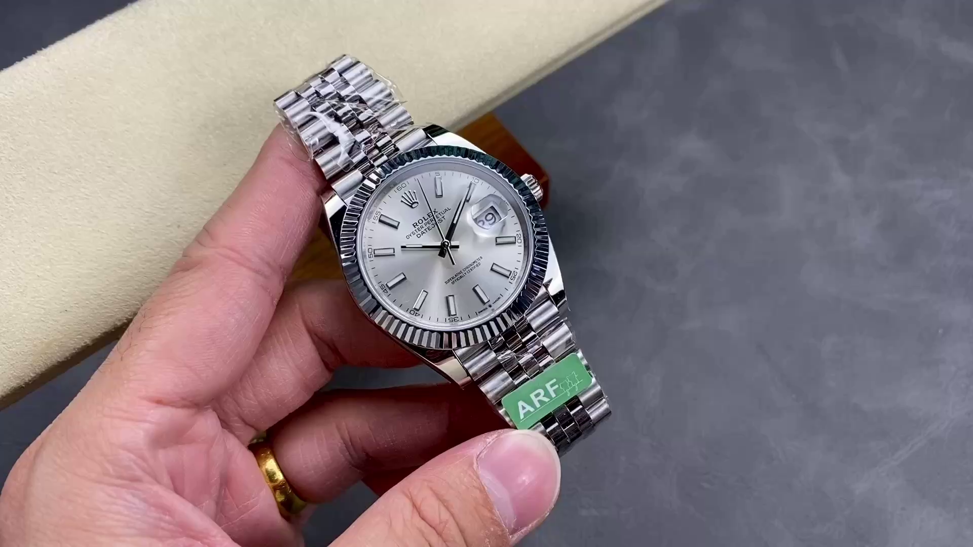 Rolex Datejust 126334 0003 Fluted Bezel Silver Dial 41MM Mens Replica Watch - QualitySwissReplica