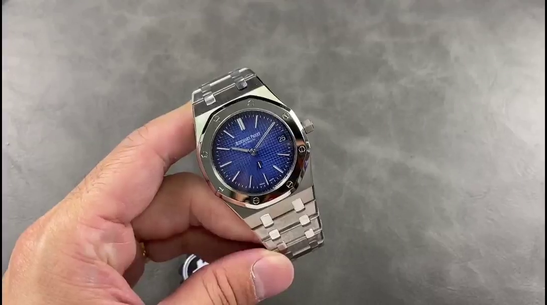 AP Royal Oak 15202ST.OO.1240ST.01 Jumbo Extra Thin 1:1 Clone 39 Blue Watch - QualitySwissReplica