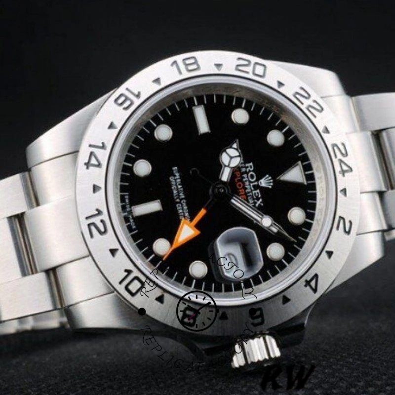 Rolex Explorer REP016820 Stainless Steel Black Dial 40MM Mens Replica Watch - QualitySwissReplica