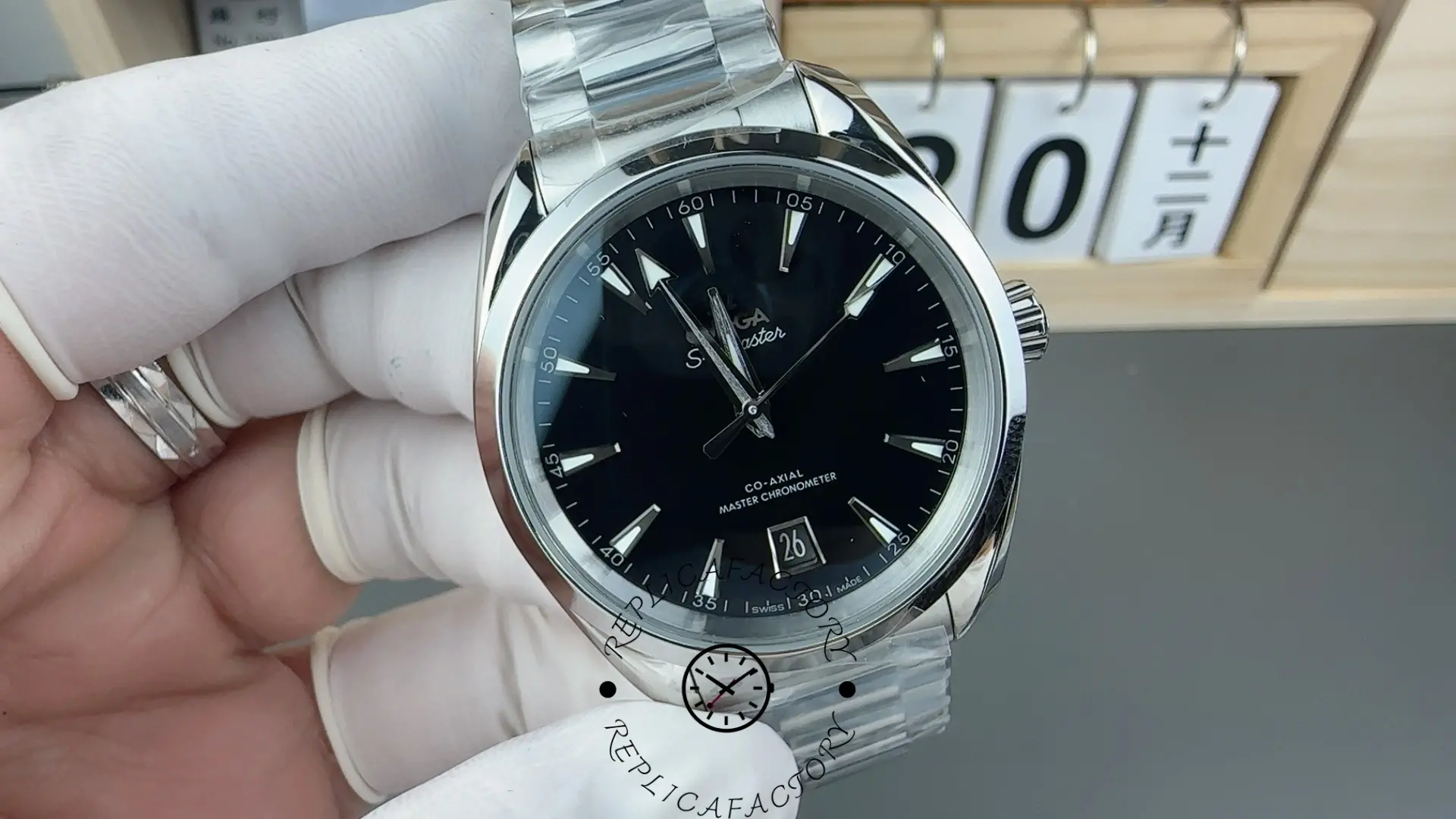Omega 220.10.38.20.01.004 1:1 Clone Aqua Terra Watch - QualitySwissReplica