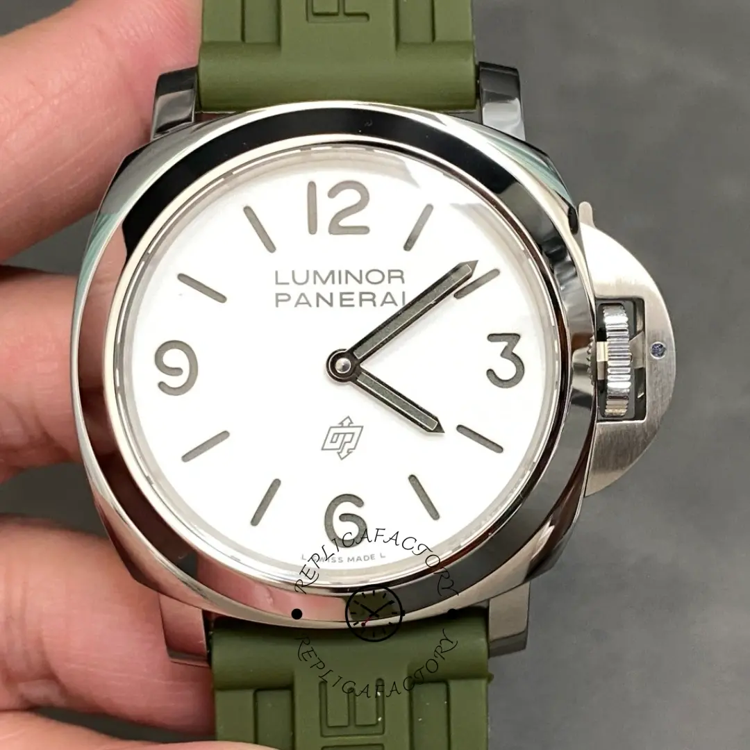 1:1 Clone Panerai PAM01087 Luminor Base Logo 3 Days 44mm White Dial - QualitySwissReplica