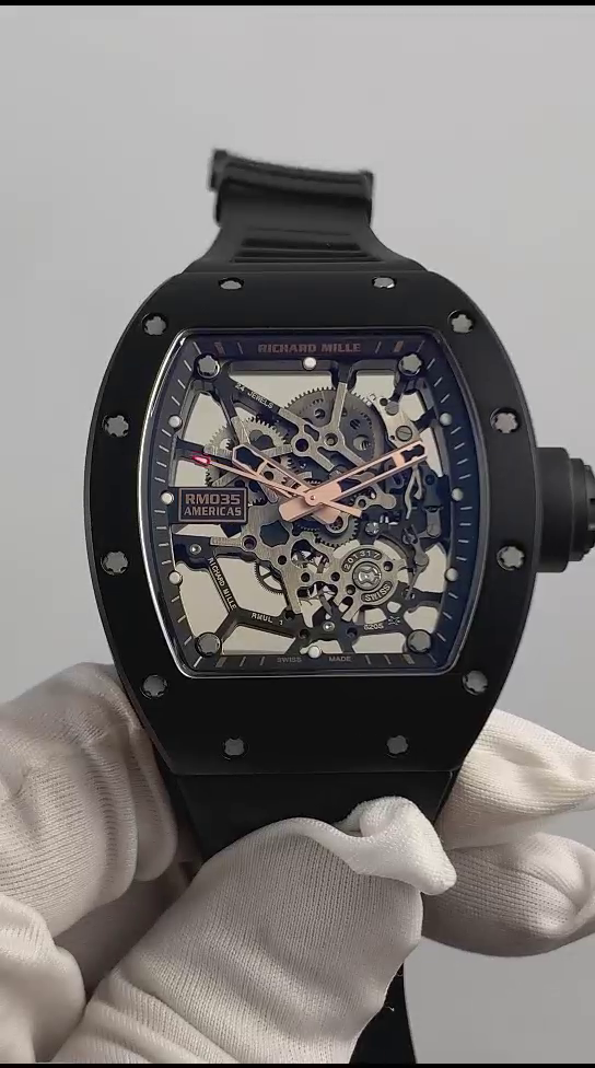 Richard Mille RM 035 Black Toro Nadal Replica Watch - QualitySwissReplica