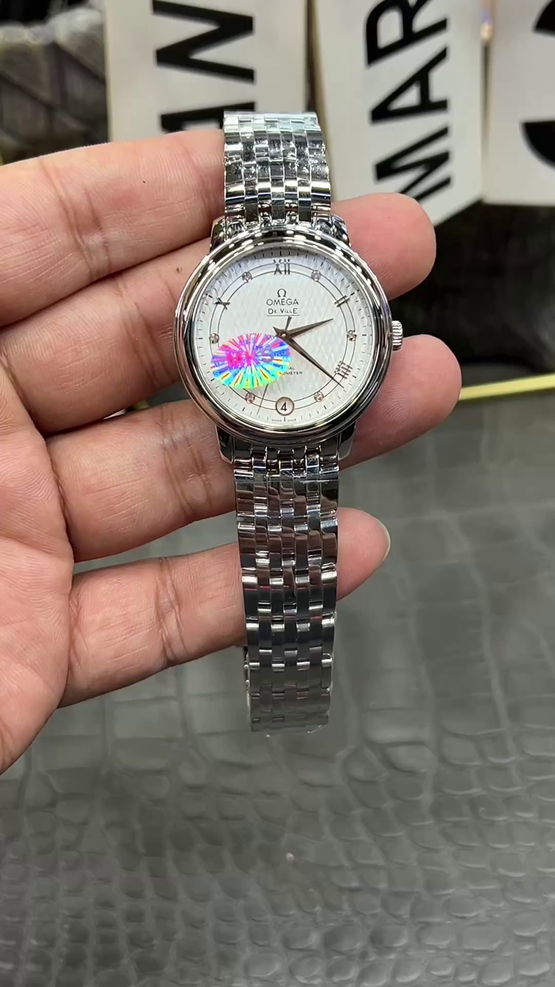 Omega De Ville Prestige 424.10.33.20.52.001 32.7mm Womens Watch Replica - QualitySwissReplica