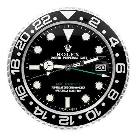 Rolex GMT Master Black Wall Clock - QualitySwissReplica
