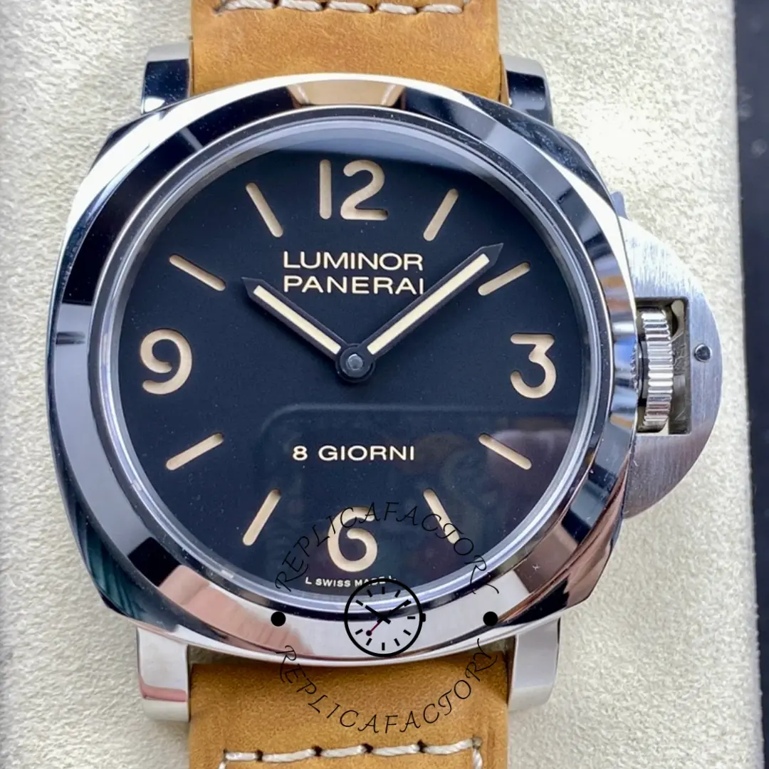Panerai PAM00914 1:1 Clone Luminor Base 44 Black Dial 8 Giorni - QualitySwissReplica
