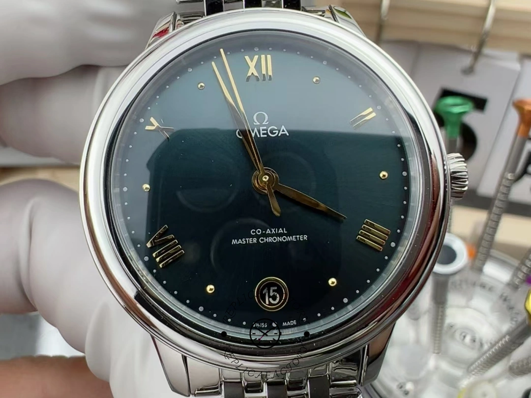 Omega De Ville Prestige Replica Chronometer 434.10.34.20.10.001 34mm - QualitySwissReplica
