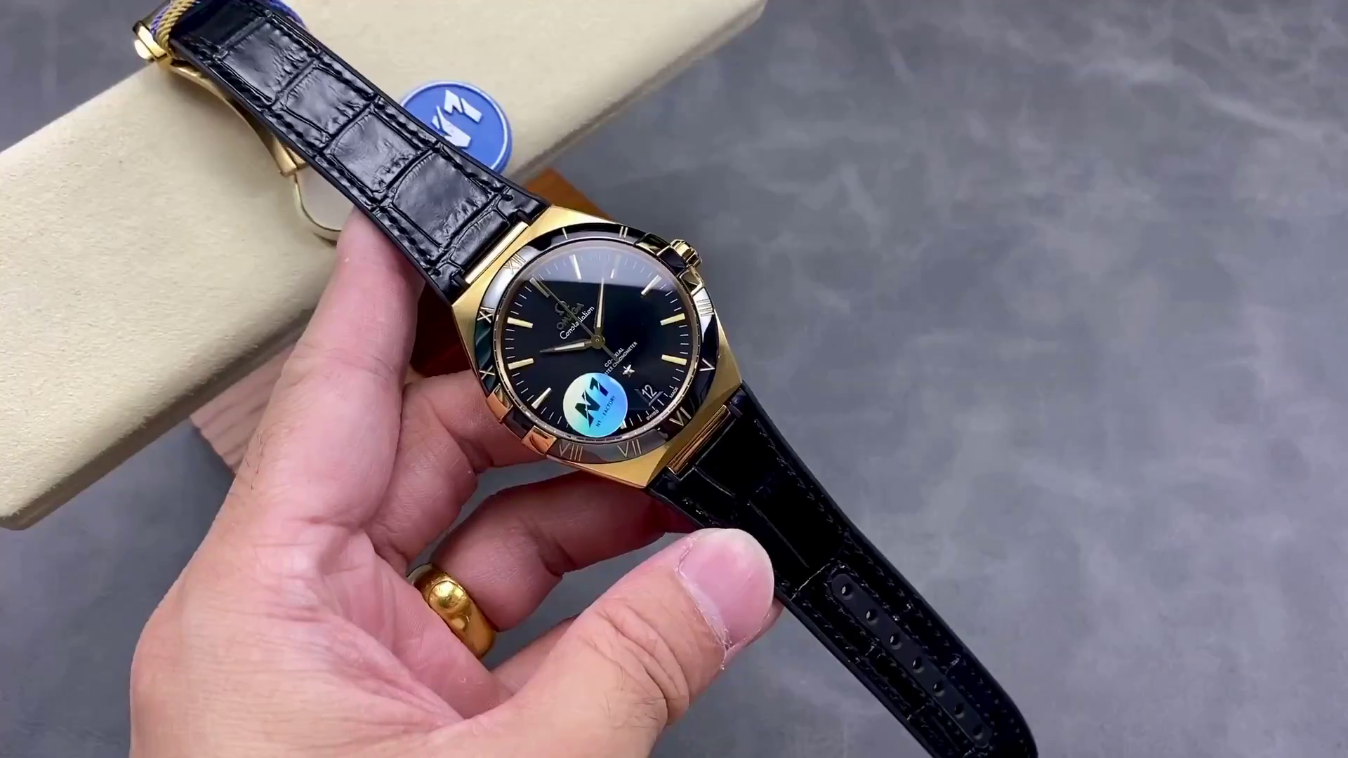 Omega Constellation Clone 41mm Men's Luxury Watch 131.63.41.21.01.001 - QualitySwissReplica
