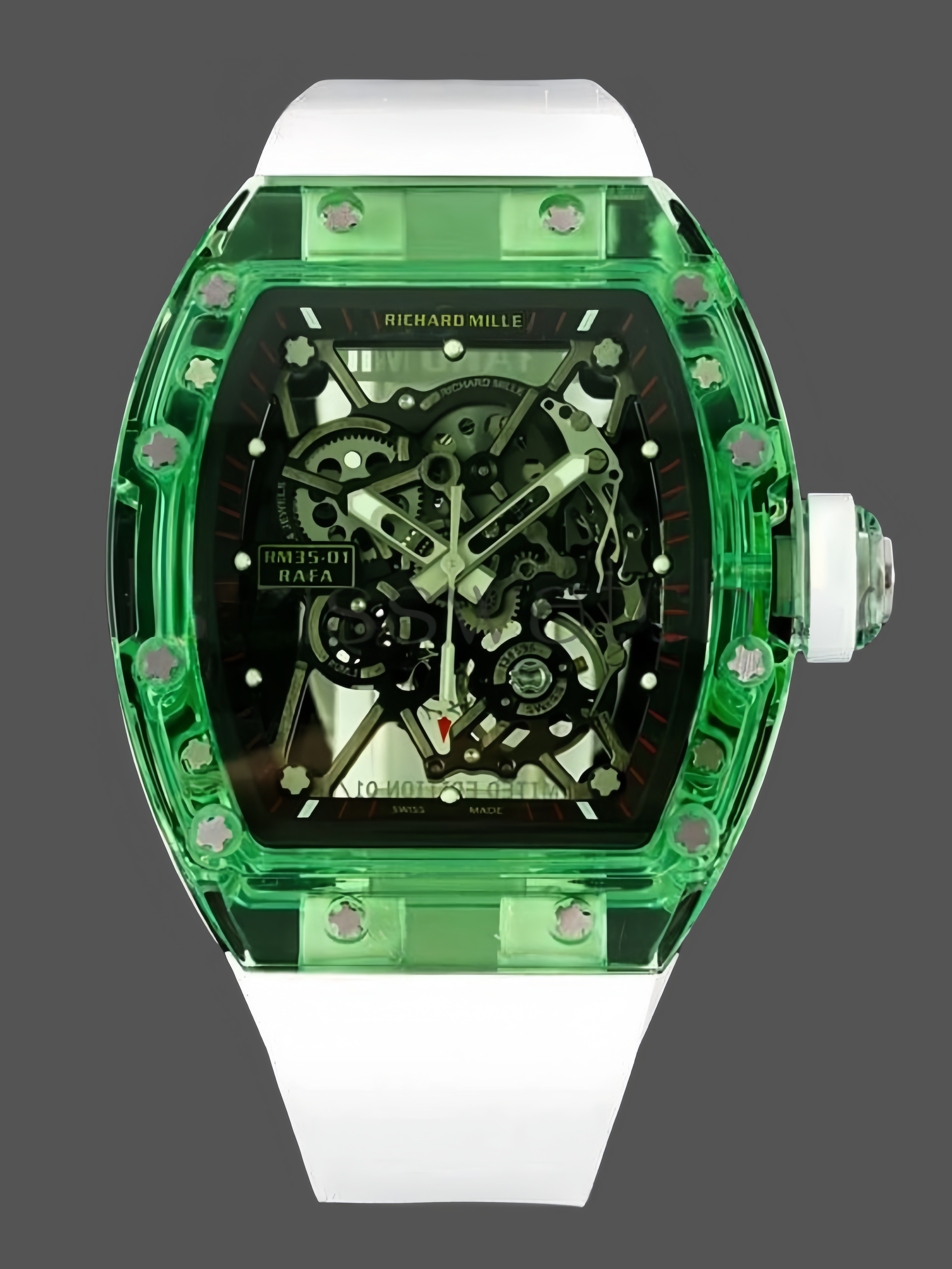 Richard Mille RM35-01 Transparent Tourbillon 1:1 Replica Watch - QualitySwissReplica