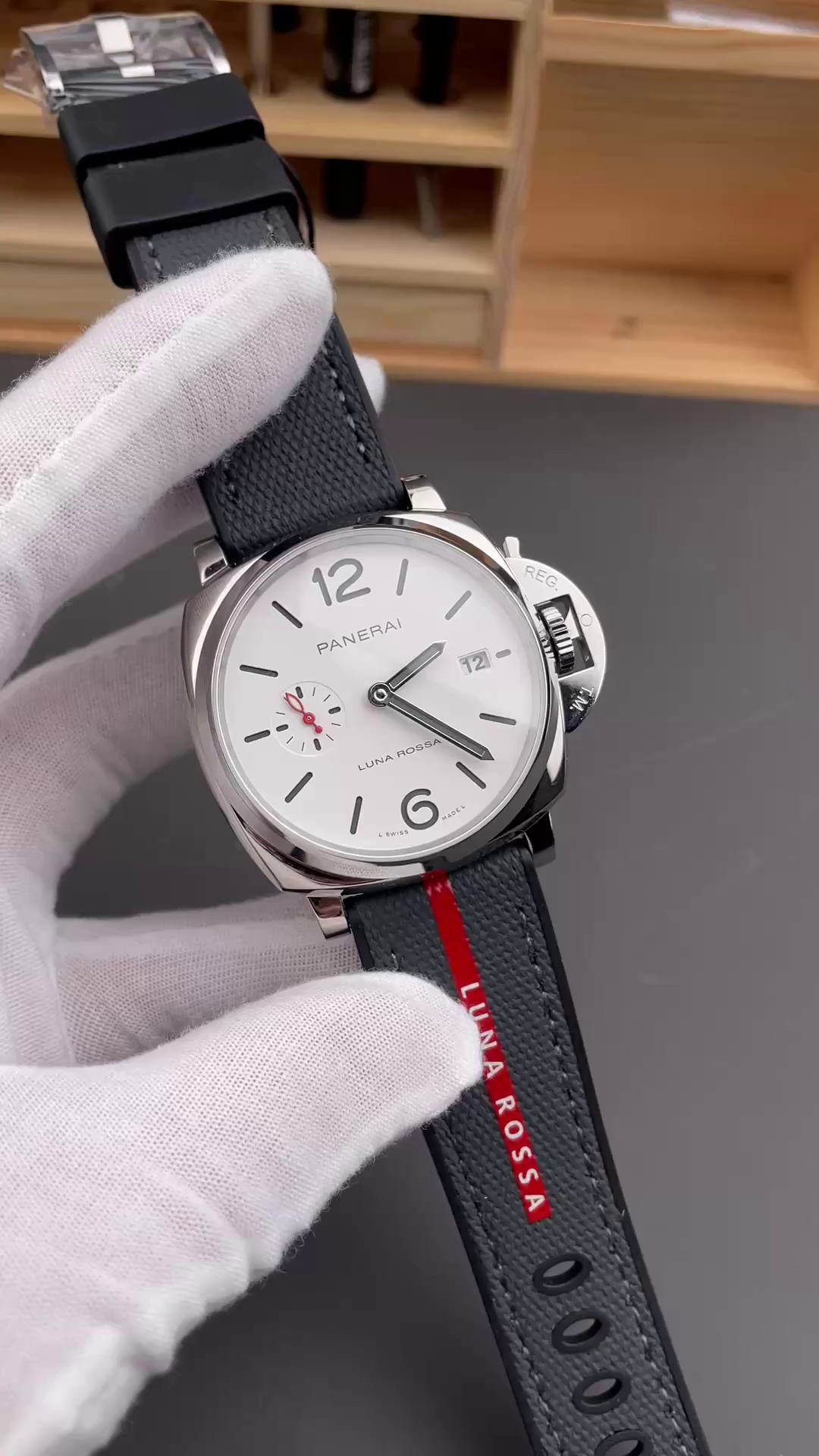 Panerai Luminor Due PAM01381 1:1 Clone Luna Rossa White Dial 42 Automatic - QualitySwissReplica