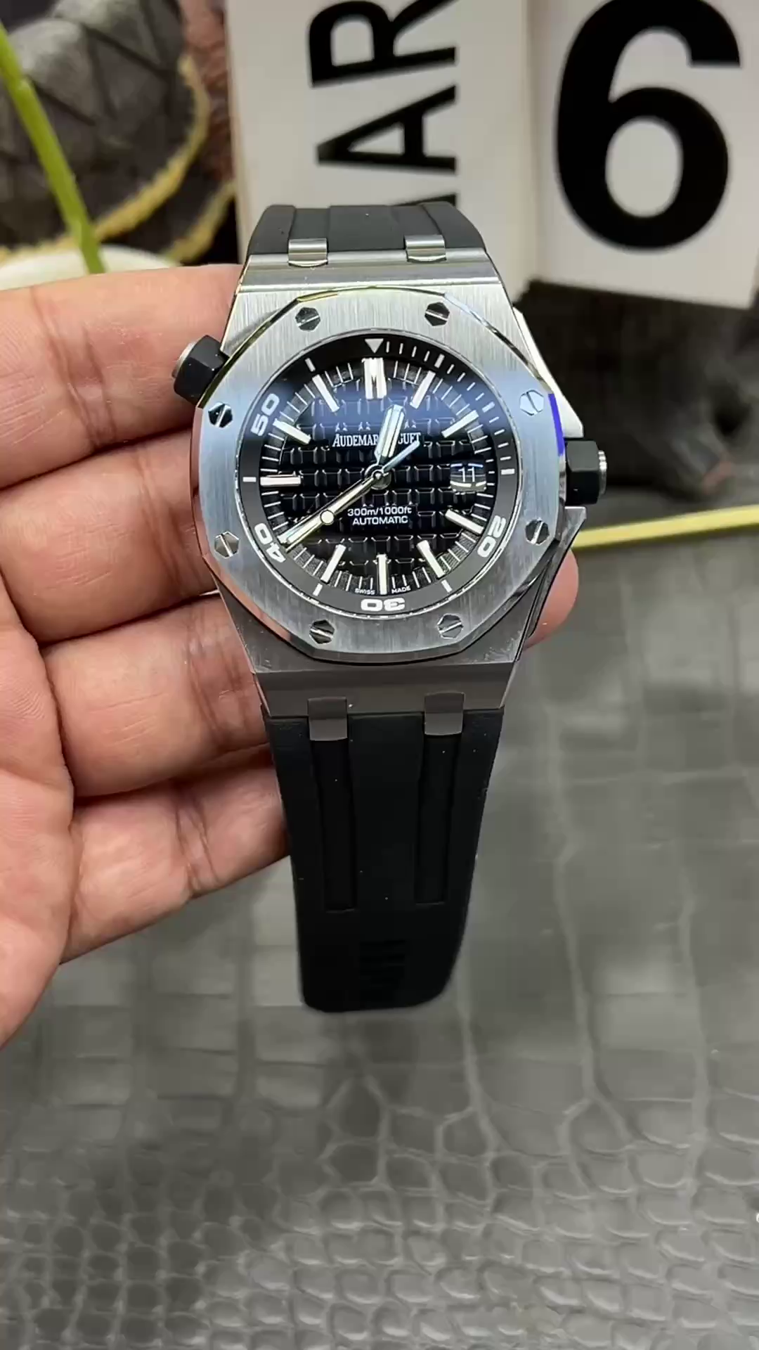 AP Royal Oak Offshore Replica Diver 42 15710ST.OO.A002CA.01 Black Rubber - QualitySwissReplica