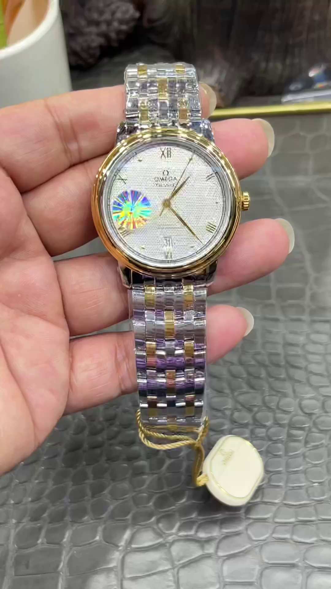 Omega De Ville Prestige Co-Axial 39.5mm 424.20.40.20.02.005 Replica - QualitySwissReplica