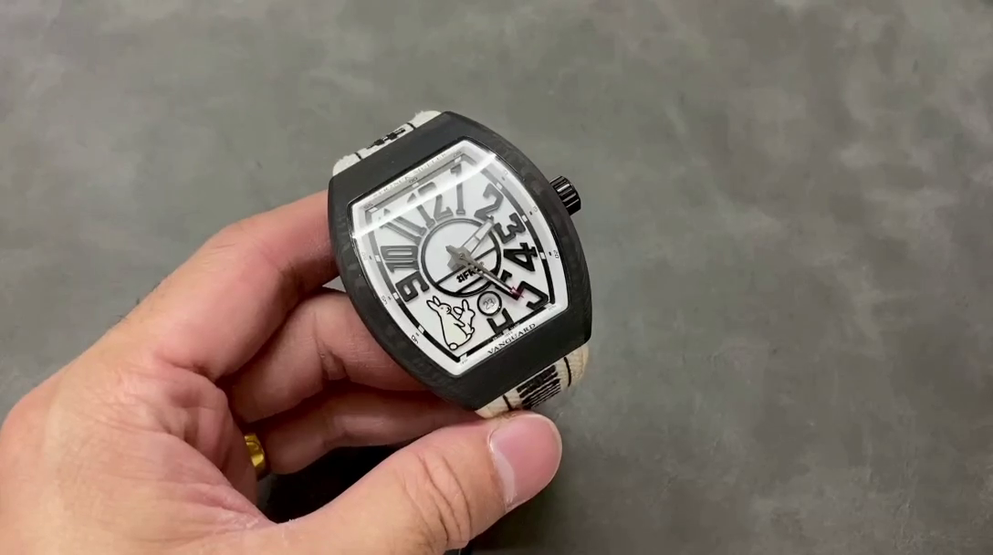 Franck Muller V45 Carbon Fiber Case White Dial - QualitySwissReplica