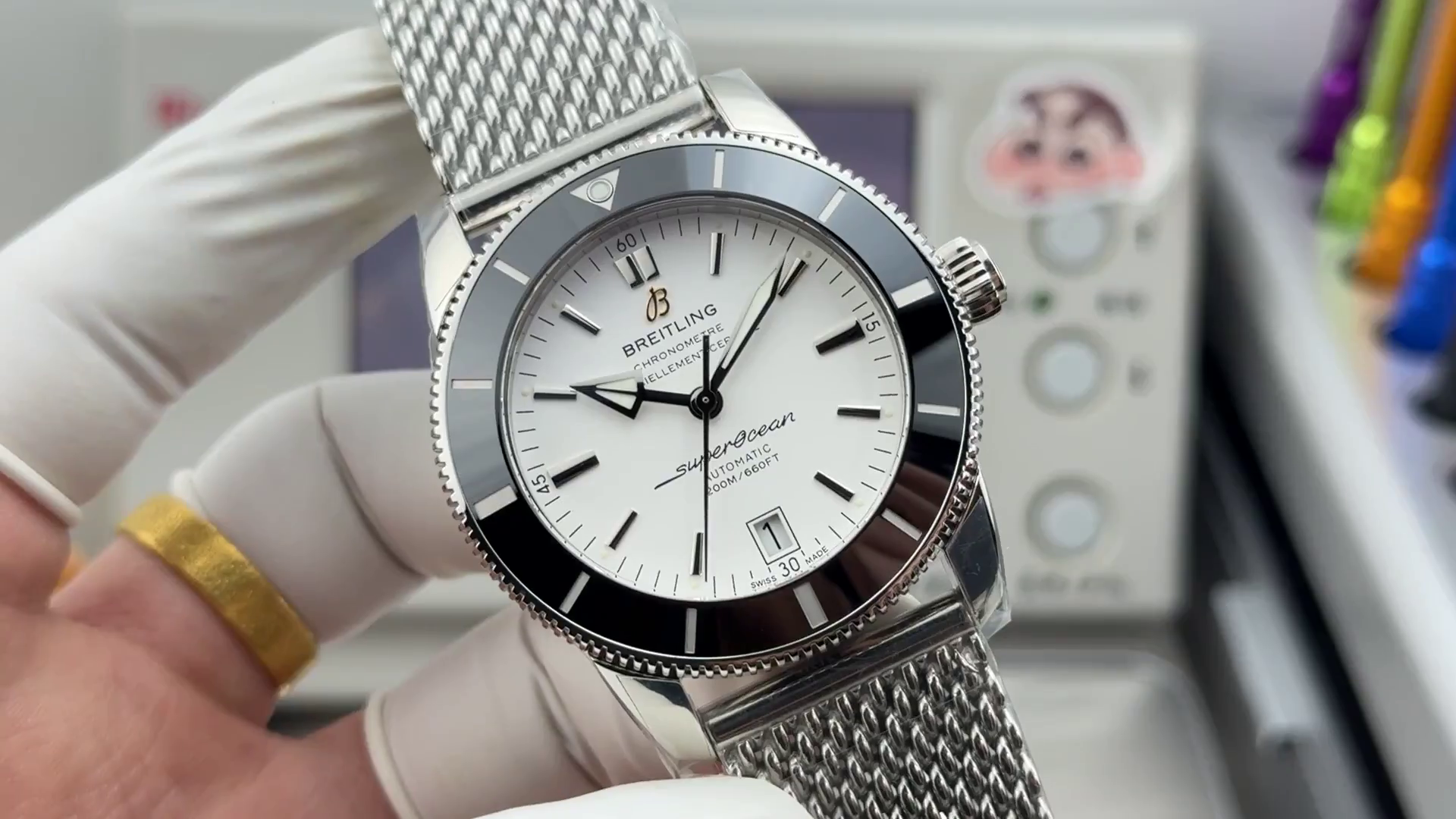 Breitling Superocean Heritage 46 Chronometer Silver Dial AB202012/G828/152A Replica - QualitySwissReplica