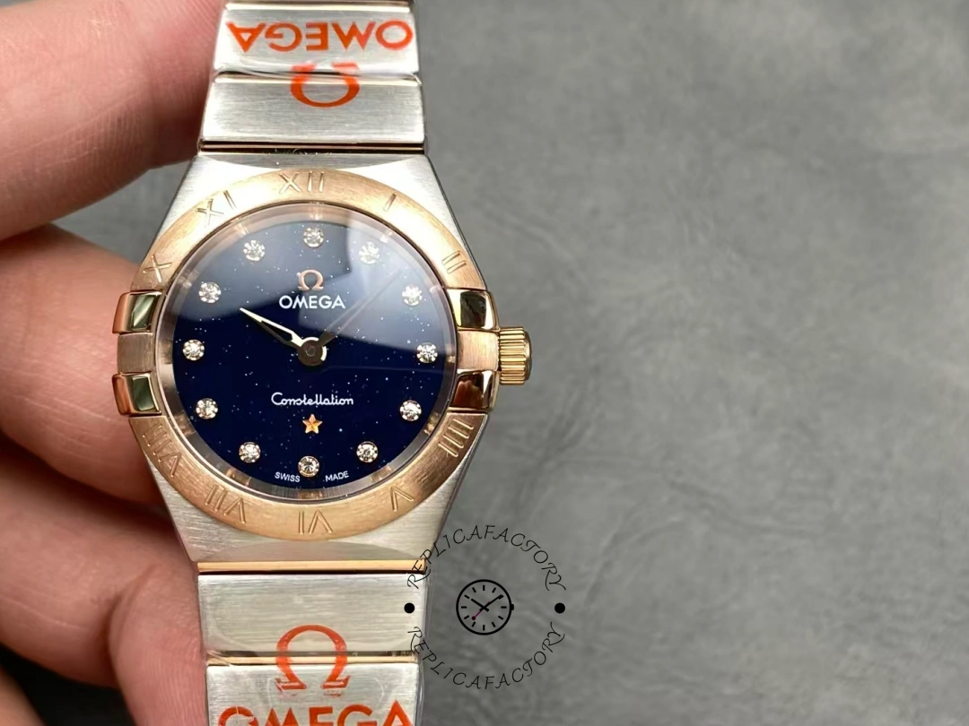 Omega Constellation Quartz Two Tone Steel Strap 131.20.25.60.53.002 Replica - QualitySwissReplica