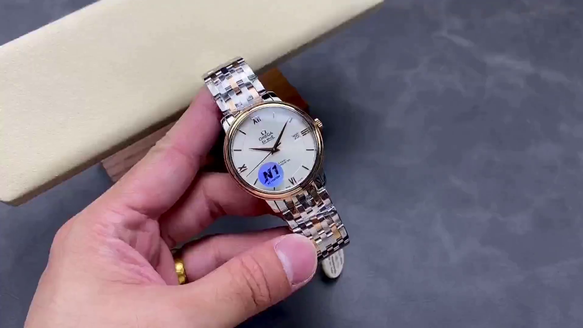 Omega De Ville Prestige Co-Axial 39.5mm 424.20.37.20.02.002 Clone - QualitySwissReplica
