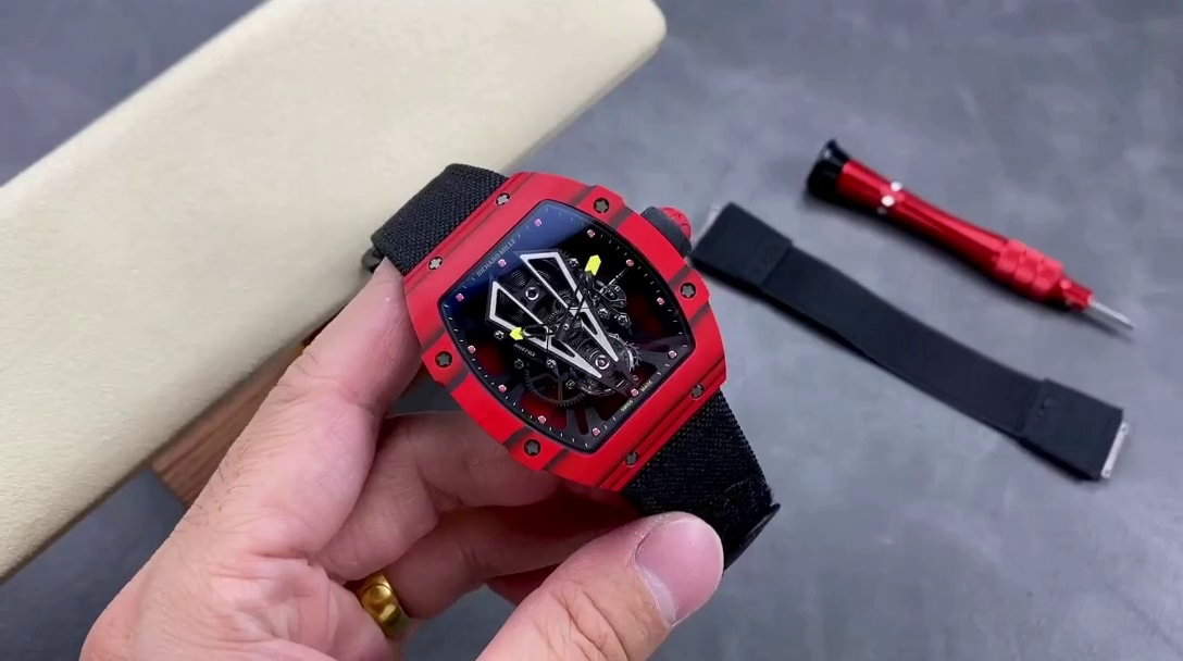 Richard Mille RM27-03 Tourbillon Rafael Nadal Red TPT Quartz Edition Red Carb - QualitySwissReplica