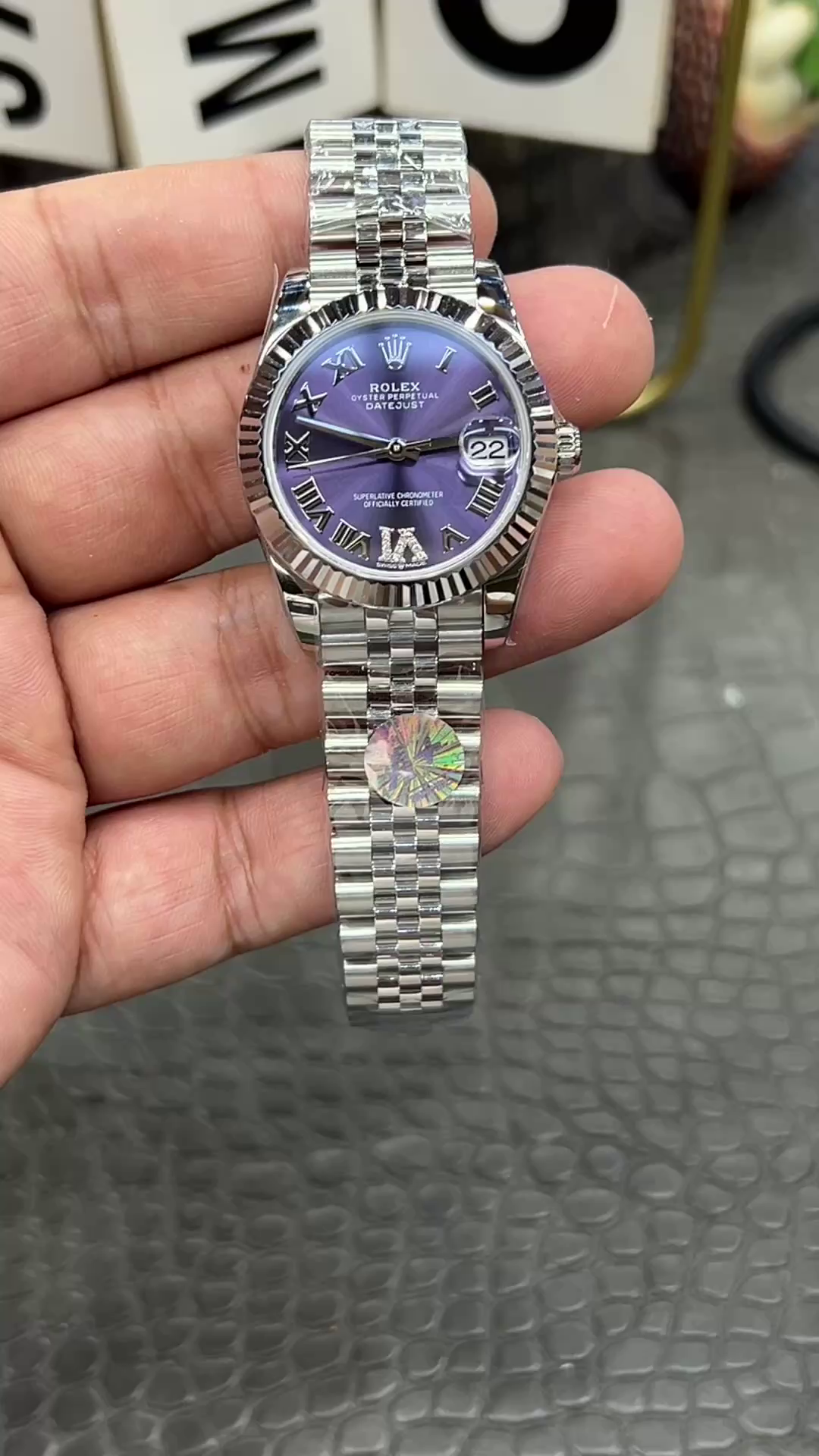Rolex Datejust 31 Purple Dial Jubilee Bracelet 278274 0026 Women's Watch - QualitySwissReplica