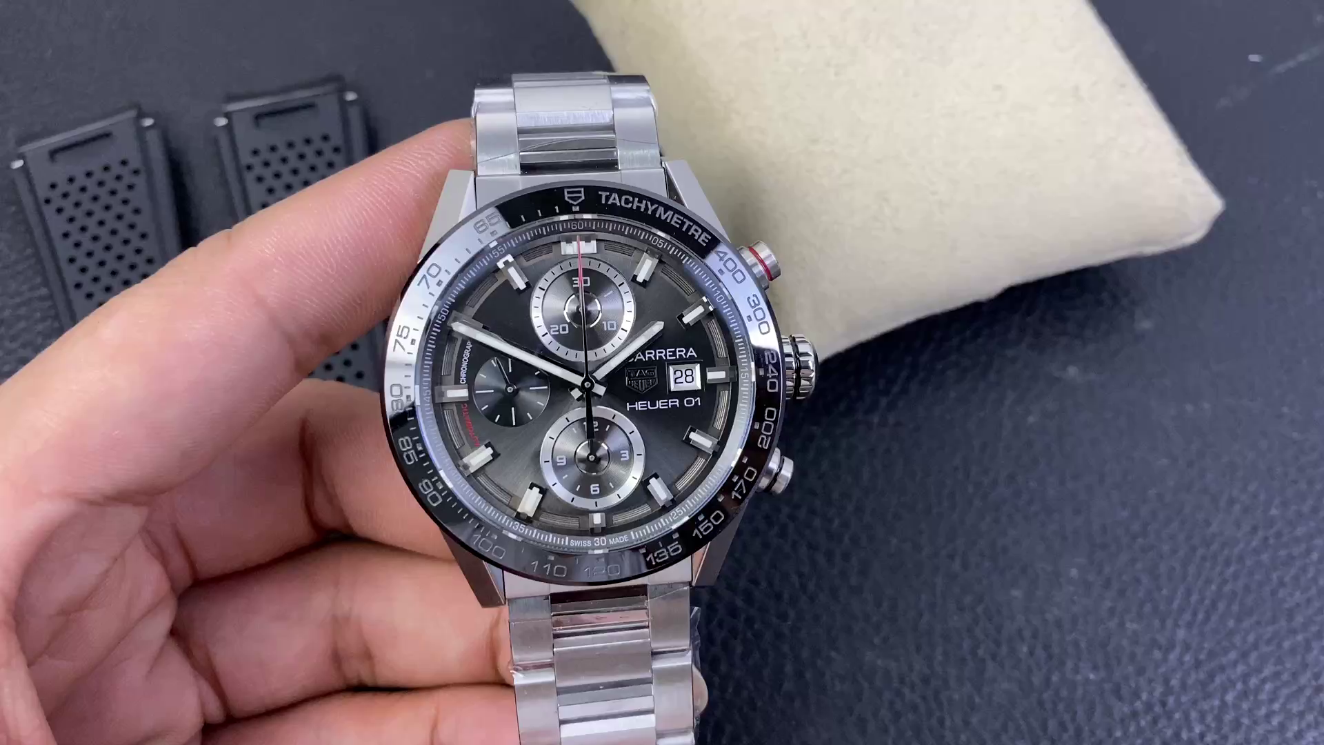 Tag Heuer Carrera Chronograph Men's Watch CAR201W.BA0714 - QualitySwissReplica