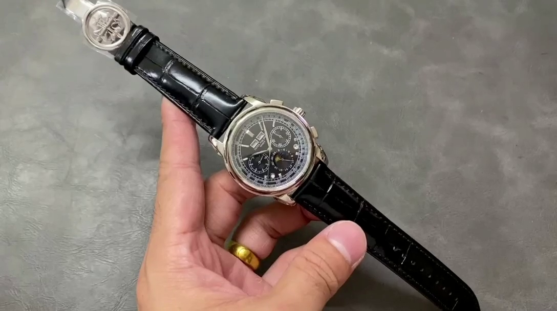 Patek Philippe Perpetual Calendar Chronograph Grand Complications 5970P 001 - QualitySwissReplica
