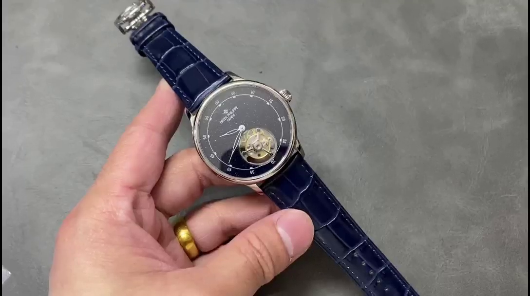 Patek Philippe Grand Complications Sky Moon Tourbillon White Gold 6102P 001 Watch - QualitySwissReplica