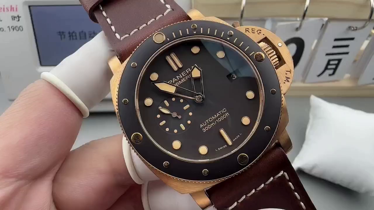 Panerai Luminor Submersible 3 Days Automatic PAM00968 Bronzo 47mm Replica - QualitySwissReplica